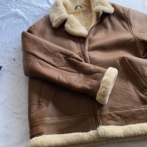 Bod & Christensen leather Shearling XXL.